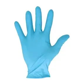 CMT Handschoenen Nitril Poedervrij Blauw Maat M -Horecavoordeel.com-