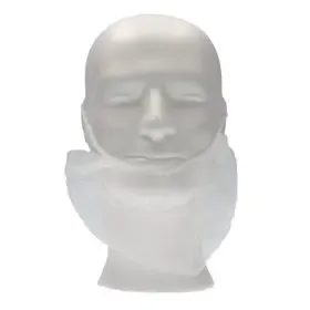 CMT Baardmasker PP Non Woven Wit met 2 elastieken One size -Horecavoordeel.com-