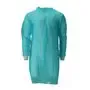 CMT Bezoekersjas PP Non Woven met Drukknopen Groen Maat XL