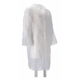 CMT Visitor Jacket PE with Press studs 15my White 125x75cm