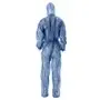 CMT Coverall Non Woven met PE Coating en Ritssluiting Blauw Maat XL