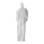 CMT Coverall Non Woven met PE Coating en Ritssluiting Wit Maat XXL