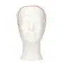 CMT Fourage Muts Papier Wit-Rood One size