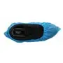 CMT Schoenovertrek Geruwd CPE 30my Blauw Maat 36-42