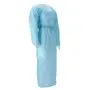 CMT Schort Geruwd CPE Lange Mouw met Duimgreep 30my Blauw 140x120-190cm