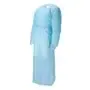 CMT Schort Geruwd CPE Lange Mouw met Duimgreep 30my Blauw 140x120-190cm
