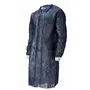 CMT Bezoekersjas PP Non Woven Lichtgewicht met Drukknopen Blauw Maat XL