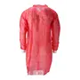 CMT Bezoekersjas PP Non Woven met Drukknopen Rood Maat XL