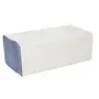 CMT Handdoekjes V-vouw Gerecycled 1 laags Blauw 25x23cm