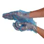 CMT Handschoenen Geruwd PE 25my Blauw One size