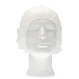 CMT Haarnet - Bouffant Cap PP Non Woven Wit Maat L 53cm -Horecavoordeel.com-