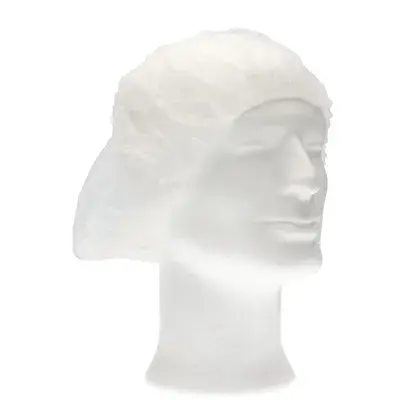 CMT Haarnet - Bouffant Cap PP Non Woven Wit Maat XL 58cm