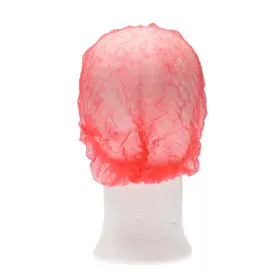 CMT Haarnet - Clip Cap PP Non Woven Rood Maat XL 58cm