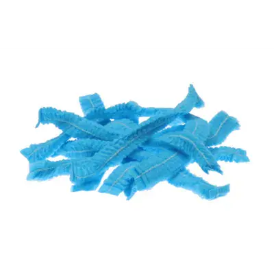 CMT Haarnet - Clip Cap PP Non Woven Blauw Maat M 50cm