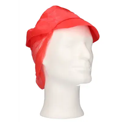 CMT Pet Met Klep - Snood Cap PP Non Woven Rood