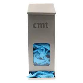 CMT Haarnet - Clip Cap PP Non Woven Detecteerbaar Blauw Maat L 53cm