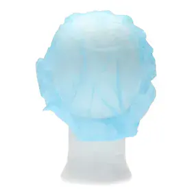 CMT Haarnet - Bouffant Cap PP Non Woven Blauw Maat XL 58cm