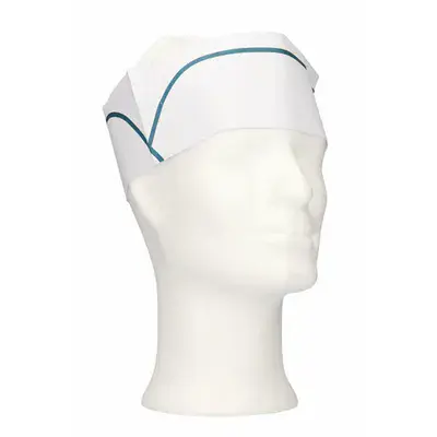 CMT Fourage Muts Papier Wit-Blauw One size