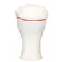 CMT Fourage Muts Papier Wit-Rood One size