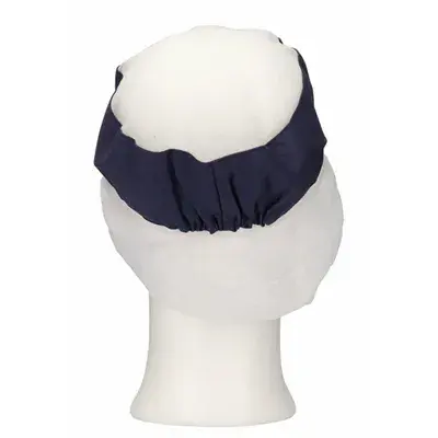 CMT Pet met Klep en Haaropvang Donkerblauw Maat XL