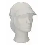 CMT Peaked Cap and Hair Catcher Polyester Cotton Crown White Size L