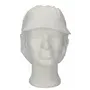 CMT Pet met Klep en Haaropvang Polyester Katoen Kroon Wit Maat XL