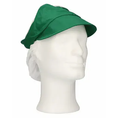 CMT Pet met Klep en Haaropvang Polyester Katoen Groen Maat L