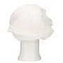 CMT Haarnet met Klep Universeel Polyester Katoen Wit One size