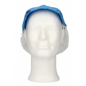 CMT Pet met Klep en Haaropvang Polyester Katoen Lichtblauw Maat XL