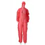 CMT Coverall PP Non Woven met Ritssluiting Rood Maat M -Horecavoordeel.com-