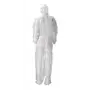 CMT Coverall Non Woven met PE Coating en Ritssluiting Wit Maat XL