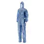 CMT Coverall Non Woven met PE Coating en Ritssluiting Blauw Maat XL