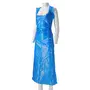 CMT Schort op Rol Geruwd PE 25my Blauw 125x80cm