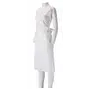 CMT Apron Roughened PE 30my White 165x80cm