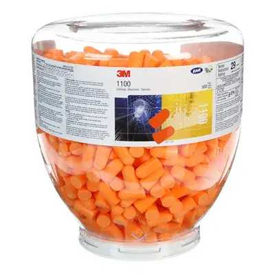 3M 1100D Oordoppen Navulfles One-Touch - 500 Paar