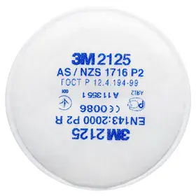 3M 2125 Stoffilter P2 Bajonet - Voor 6000/7000 Maskers