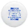 3M 2125 Stoffilter P2 Bajonet - Voor 6000/7000 Maskers