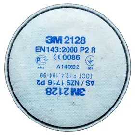 3M 2128 P2 Filter Bajonet - Voor 6000/7000 Maskers