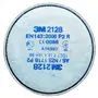 3M 2128 P2 Filter Bajonet - Voor 6000/7000 Maskers