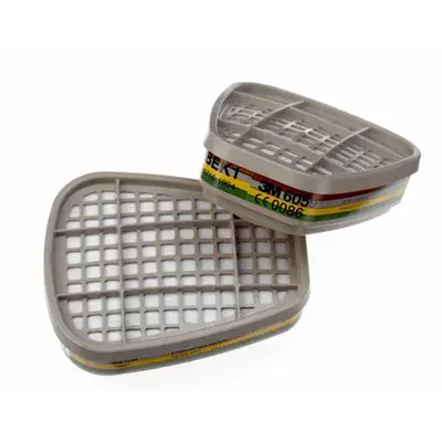 3M 6059 Gas- en Dampfilter ABEK - Bajonetaansluiting voor Half- en Volgelaatsmaskers