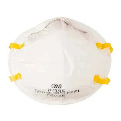 3M 8710 FFP1 Stofmasker Zonder Ventiel - Bolle Vorm