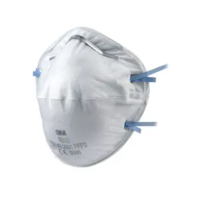 3M 8810 FFP2 Stofmasker Zonder Ventiel - Bolle Vorm