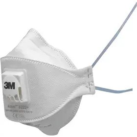 3M Aura 9322+ FFP2 Stofmasker met Ventiel - 3-Paneel Design
