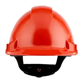 3M G3000NUV Veiligheidshelm Rood - Ventilatie, Uvicator Sensor & Draaibaar Hoofdharnas