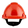 3M G3000NUV Veiligheidshelm Rood - Ventilatie, Uvicator Sensor & Draaibaar Hoofdharnas