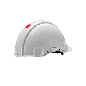 3M G3001NUV-VI Veiligheidshelm Wit - Draaiknop & UVicator Sensor
