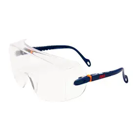 3M Overzetbril 2800 - Polycarbonaat Heldere Lens met Verstelbare Slapen