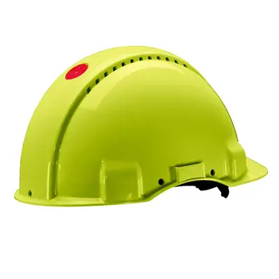 3M Peltor G3000NUV Veiligheidshelm Hi-Viz Groen - Draaiknop & Uvicator Sensor