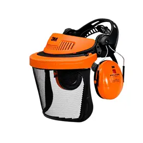 3M Peltor G500V5CH510-OR Bosbouw Combinatie met Gehoor- en Gezichtsbescherming
