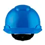 3M Peltor H700N-BB Veiligheidshelm Blauw - Draaiknop & 4-Punts Hoofdharnas